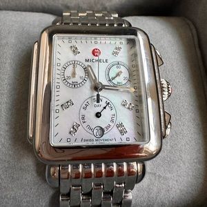 Michelle Deco Chronograph 33mm Watch